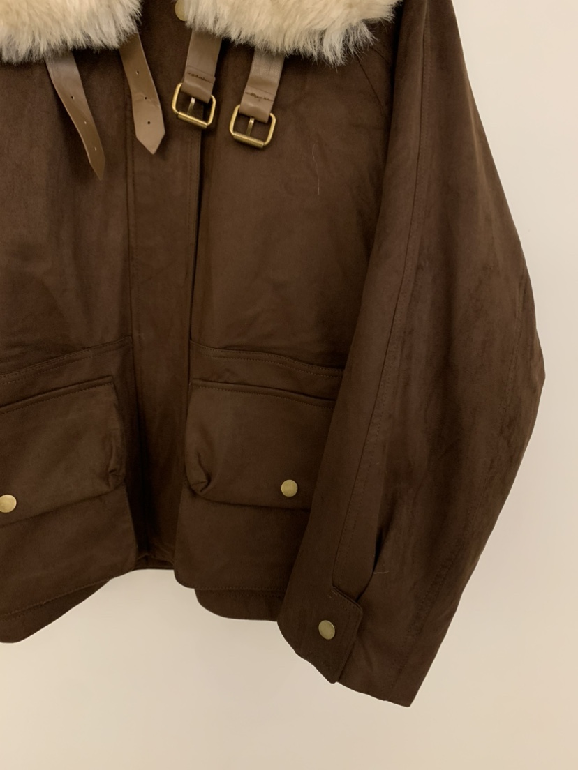 UNDER KEY東大門直郵女裝新款真品推薦短款羽絨服羊皮鵝絨UNDER KEY短款羽絨服