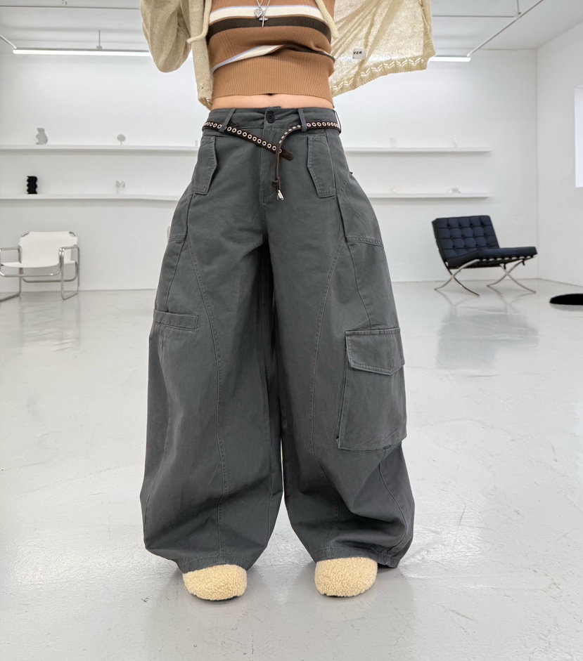 DENVER韓國直郵女士新款真品時尚休閑職業休閑褲不含腰帶DENVER休閑褲圖色2