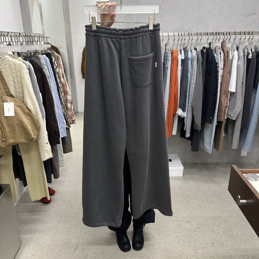WEARABLE-L東大門實拍女士新品休閑時尚熱賣休閑褲加絨染色WEARABLE休閑褲