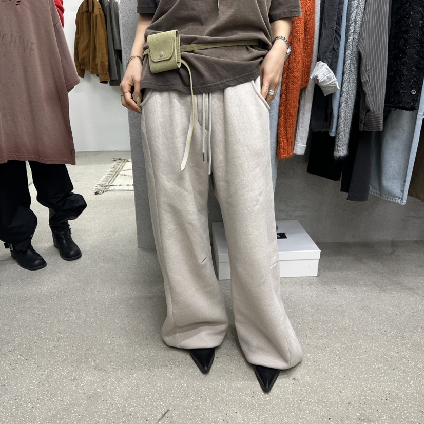 WEARABLE-L東大門實拍女士新品休閑時尚熱賣休閑褲加絨染色WEARABLE休閑褲圖色2