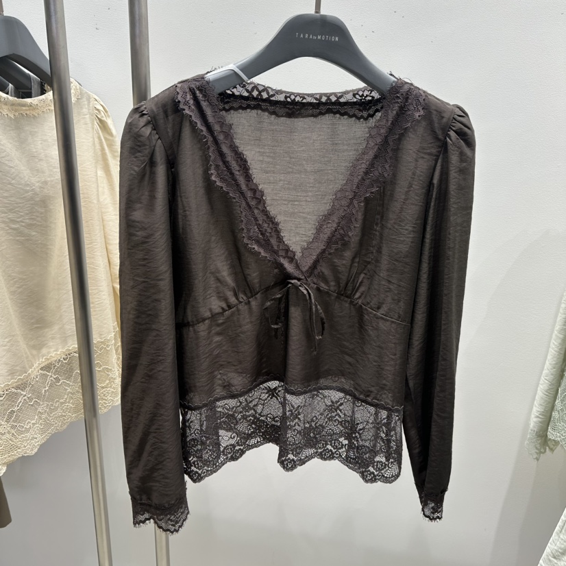 TARABY MOTION東大門直郵女裝新品熱賣休閑人氣襯衫蕾絲衫TARABY MOTION襯衫/蕾絲衫圖色2
