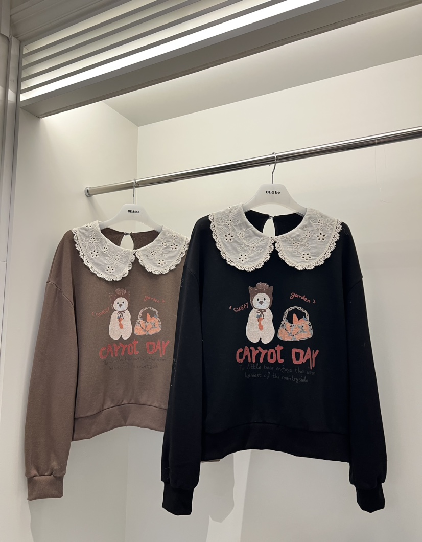 BE&amp;BE韓國直郵女士新款推薦人氣時尚休閑熱賣真品衛衣BE&be衛衣