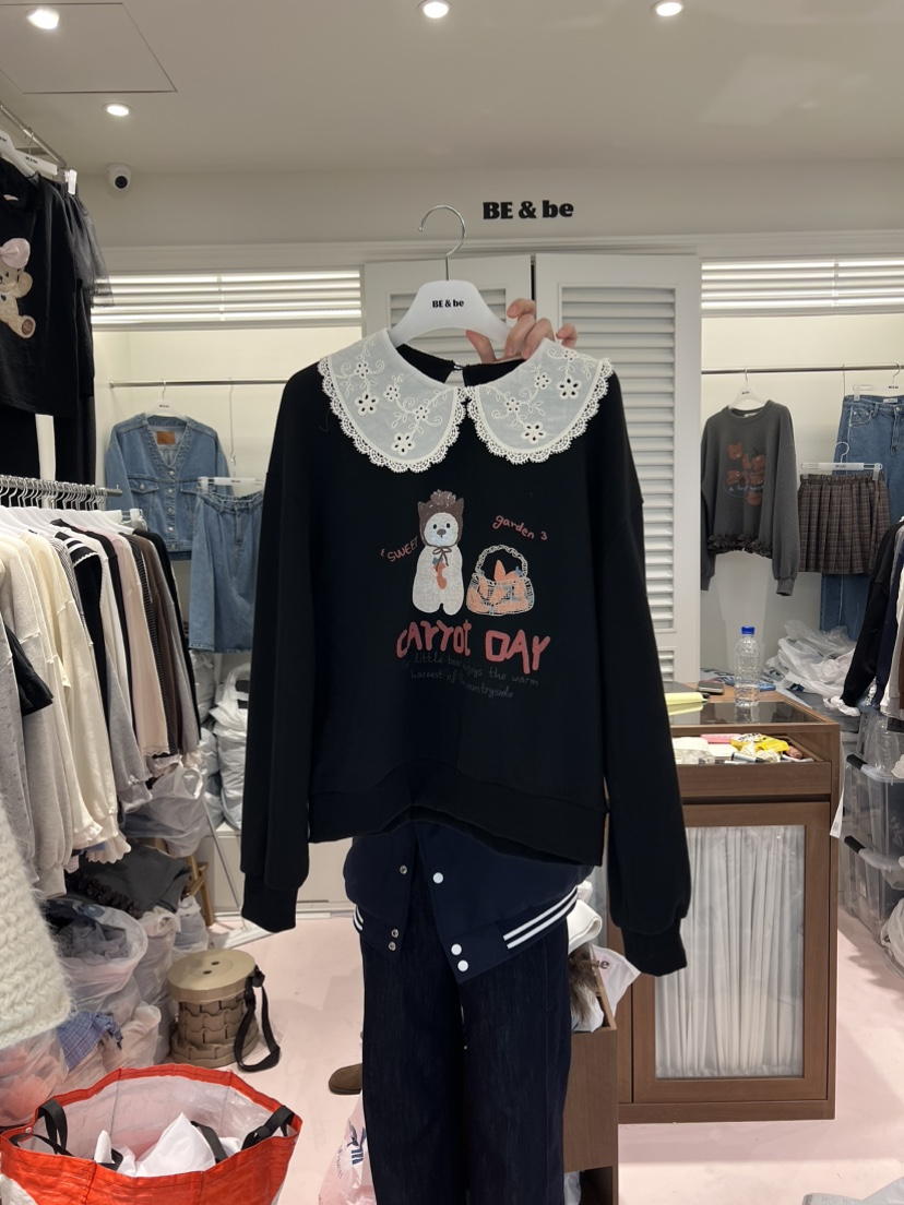 BE&amp;BE韓國直郵女士新款推薦人氣時尚休閑熱賣真品衛衣BE&be衛衣圖色2