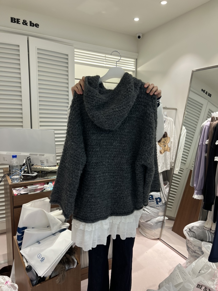 BE&amp;BE韓國直郵女士新款休閑人氣真品熱賣時尚推薦毛衣BE&be毛衣