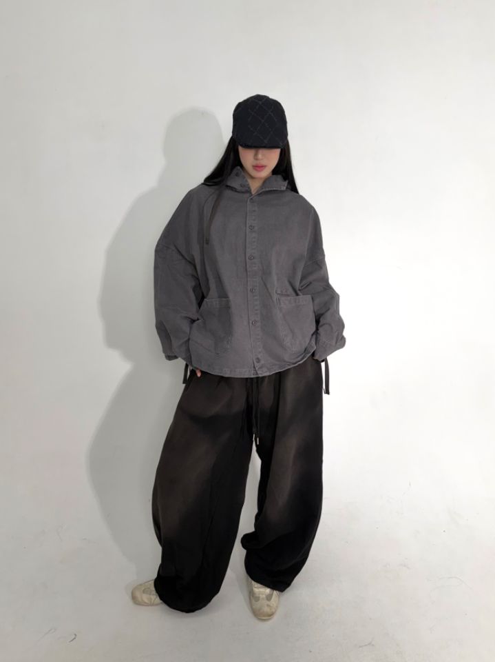 FARMERS MARKET東大門實拍女士新款時尚夾克男女同款連帽FARMERS MARKET夾克