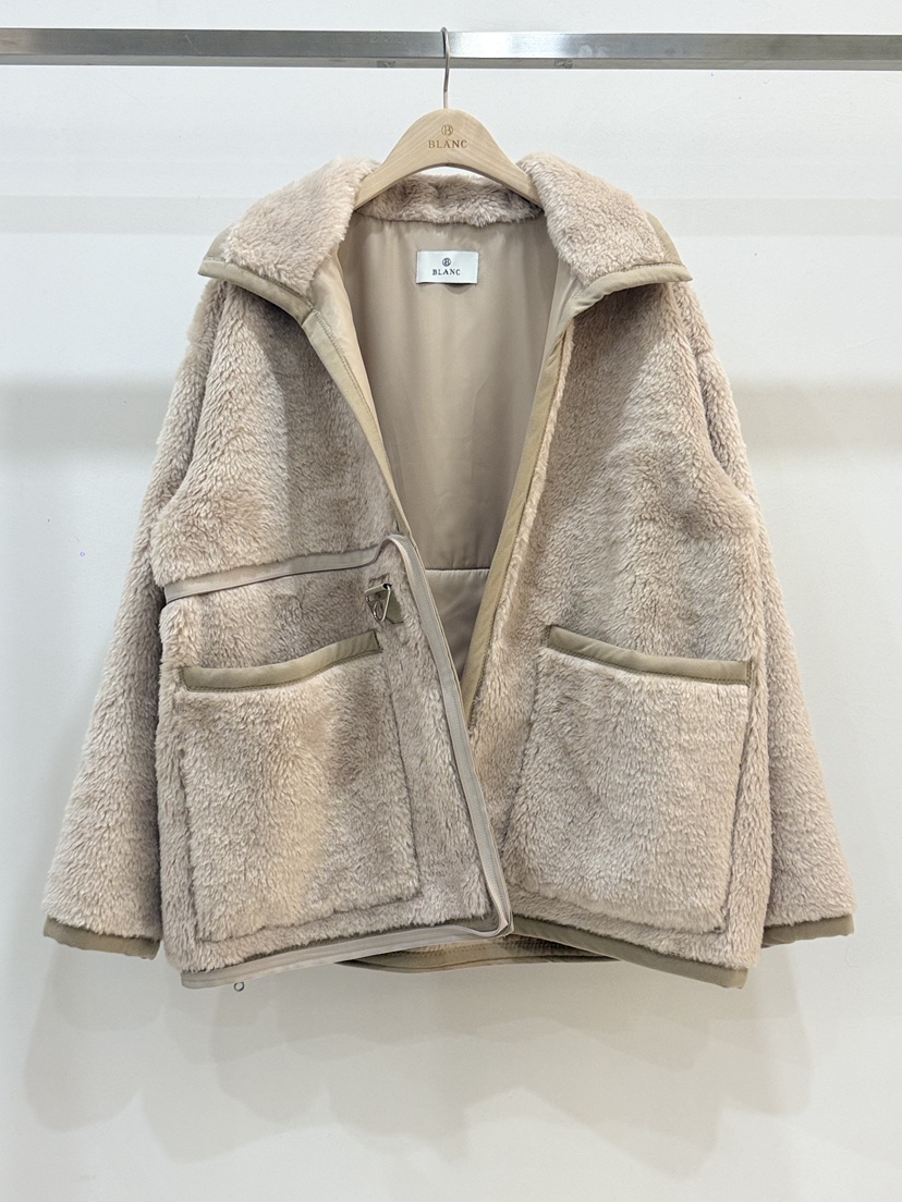 BLANC-A東大門代購女士新品真品時尚熱賣休閑人氣短款大衣BLANC-A短款大衣圖色2