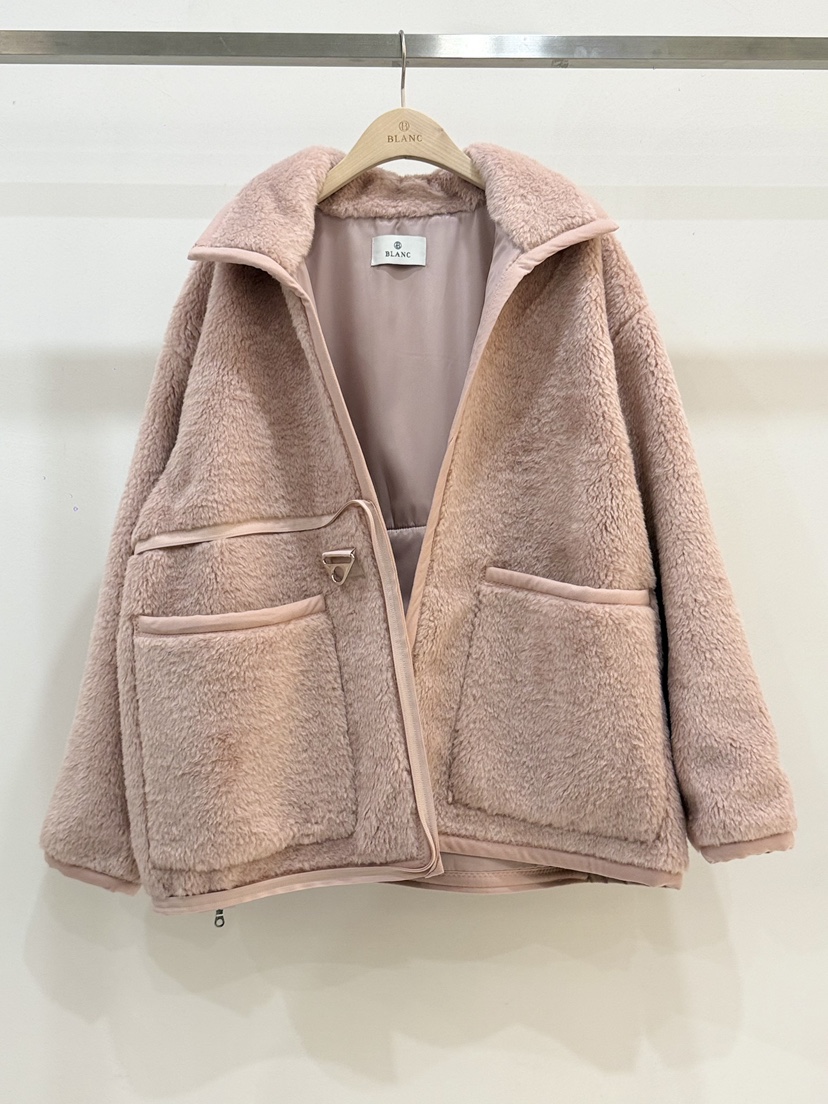 BLANC-A東大門代購女士新品真品時尚熱賣休閑人氣短款大衣BLANC-A短款大衣圖色3