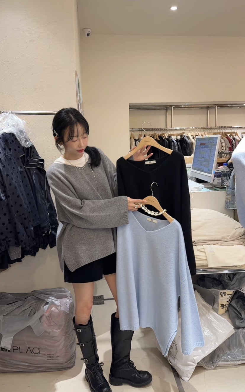 BOUND.A韓國代購女裝新品休閑推薦熱賣時尚真品人氣針織衫BOUND.A針織衫