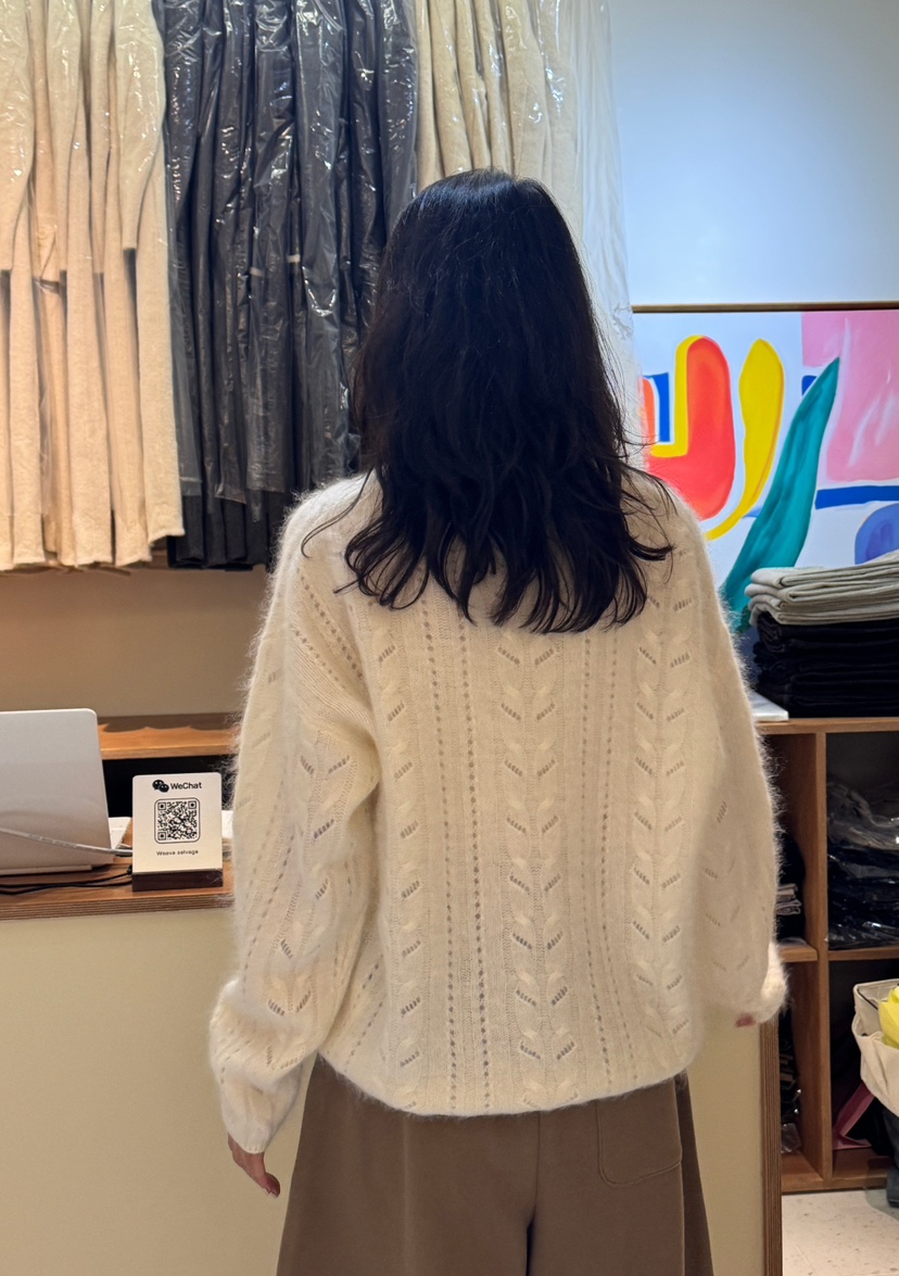 WEAUE SELVAGE東大門實拍女裝新款熱賣真品推薦休閑針織衫Weave Selvage針織衫