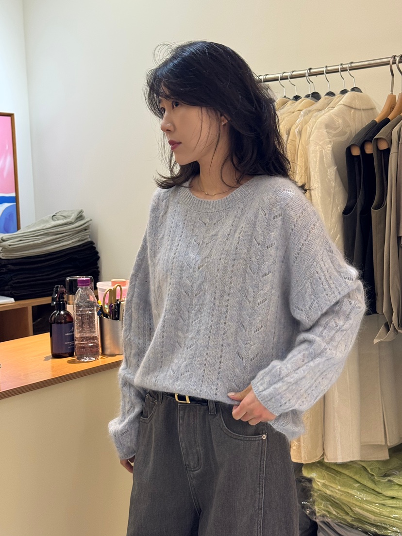 WEAUE SELVAGE東大門實拍女裝新款熱賣真品推薦休閑針織衫Weave Selvage針織衫