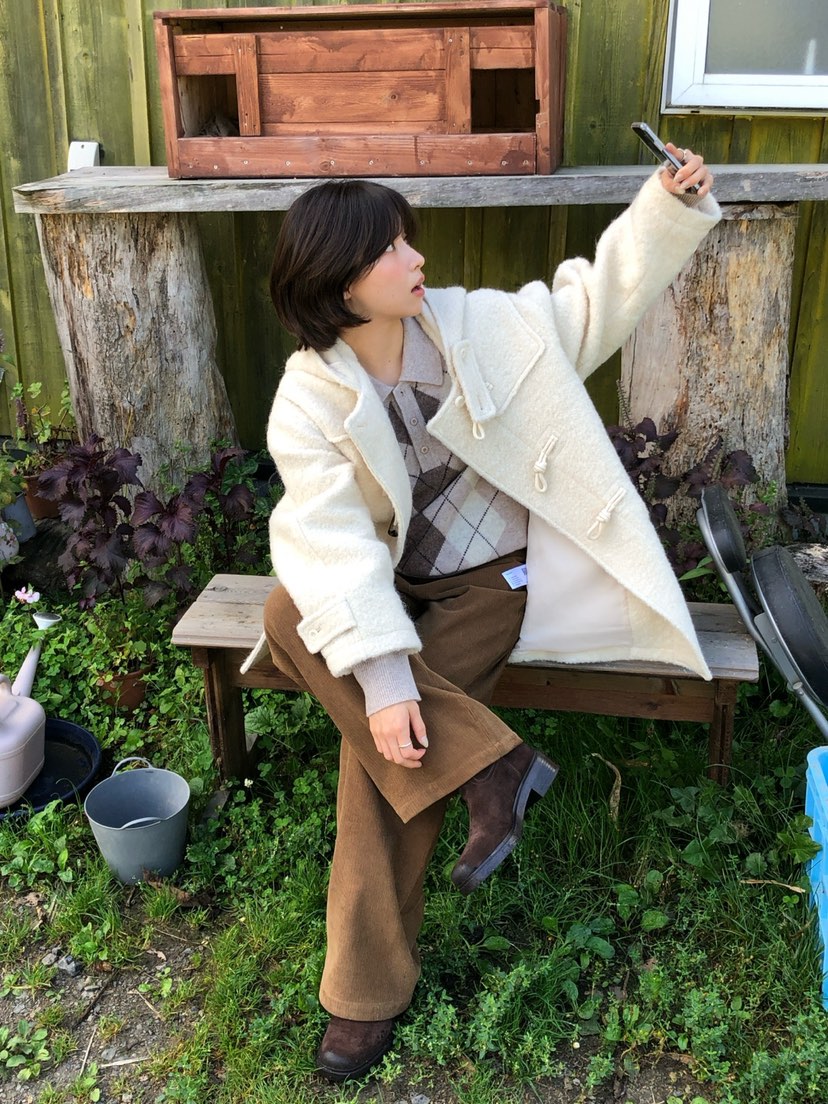 ERUME東大門實拍女裝新品推薦人氣時尚熱賣休閑真品短款大衣ERUME短款大衣