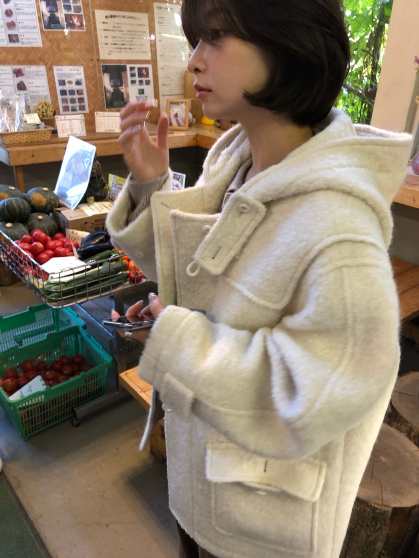 ERUME東大門實拍女裝新品推薦人氣時尚熱賣休閑真品短款大衣ERUME短款大衣