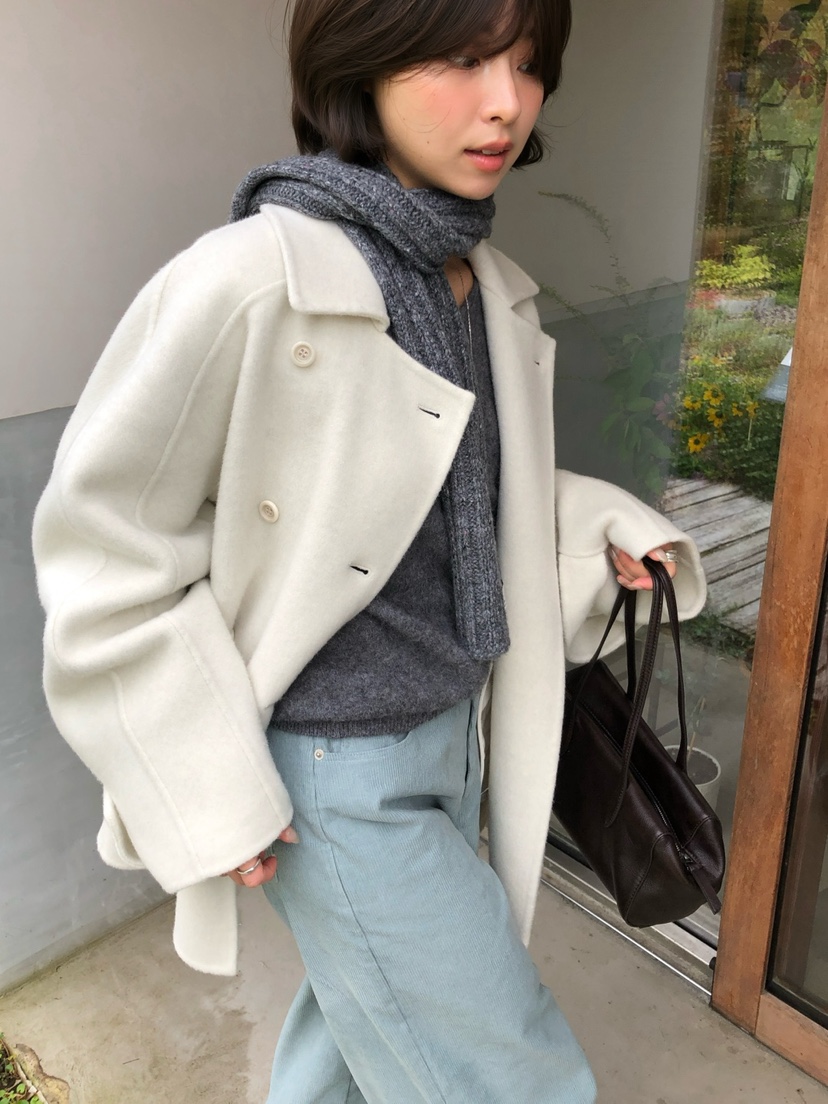 ERUME東大門直郵女裝新款人氣熱賣時尚真品短款大衣手工制品ERUME短款大衣
