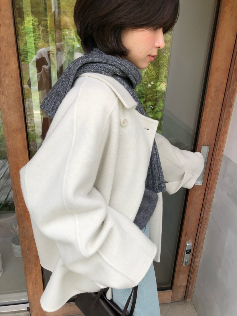 ERUME東大門直郵女裝新款人氣熱賣時尚真品短款大衣手工制品ERUME短款大衣