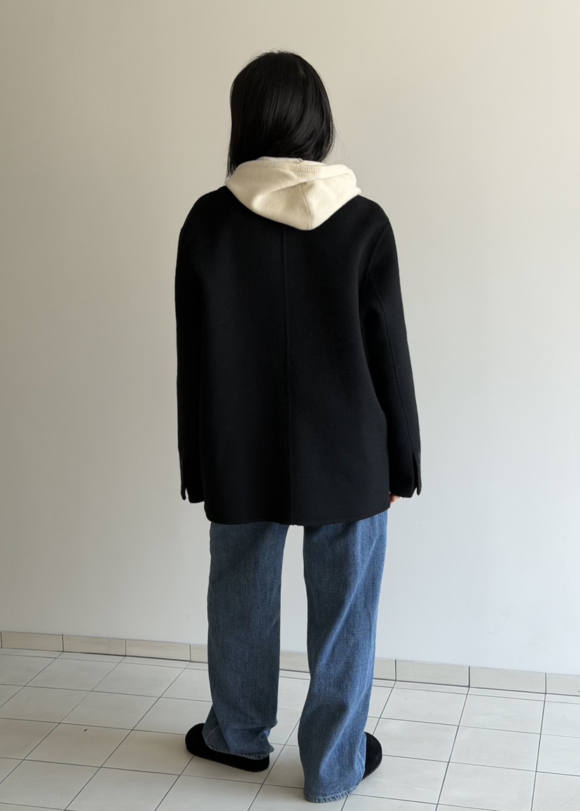 AMY GRACE-A韓國代購女士新品推薦時尚人氣真品短款大衣AMY GRACE短款大衣