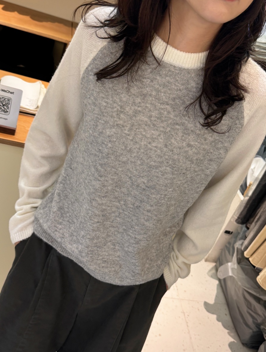 WEAUE SELVAGE東大門實拍女士新品熱賣休閑真品針織衫插肩Weave Selvage針織衫