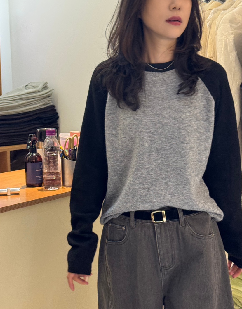 WEAUE SELVAGE東大門實拍女士新品熱賣休閑真品針織衫插肩Weave Selvage針織衫