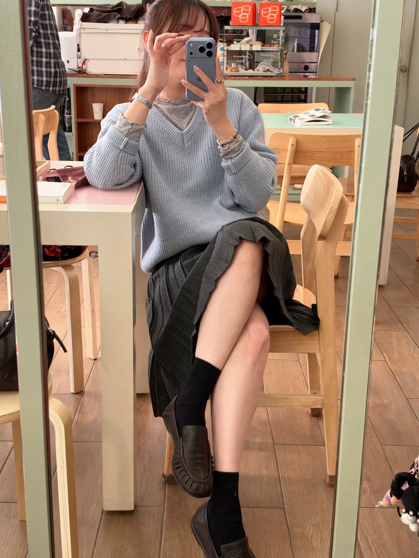 ERUME韓國代購女裝新品推薦人氣真品時尚休閑熱賣針織衫ERUME針織衫