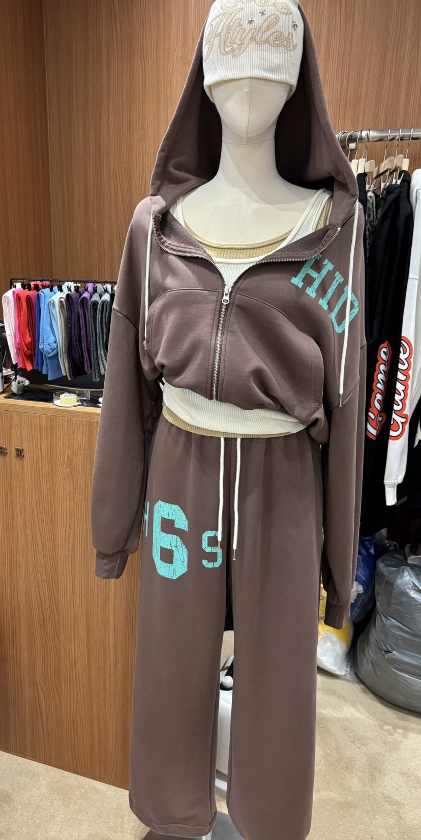 MABE韓國直郵女裝新品推薦人氣熱賣時尚真品休閑休閑褲MABE休閑褲