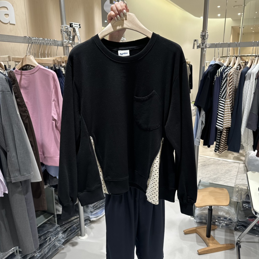 RUMBA東大門實拍女士新品休閑推薦熱賣真品人氣時尚衛衣拉鏈RUMBA衛衣圖色2