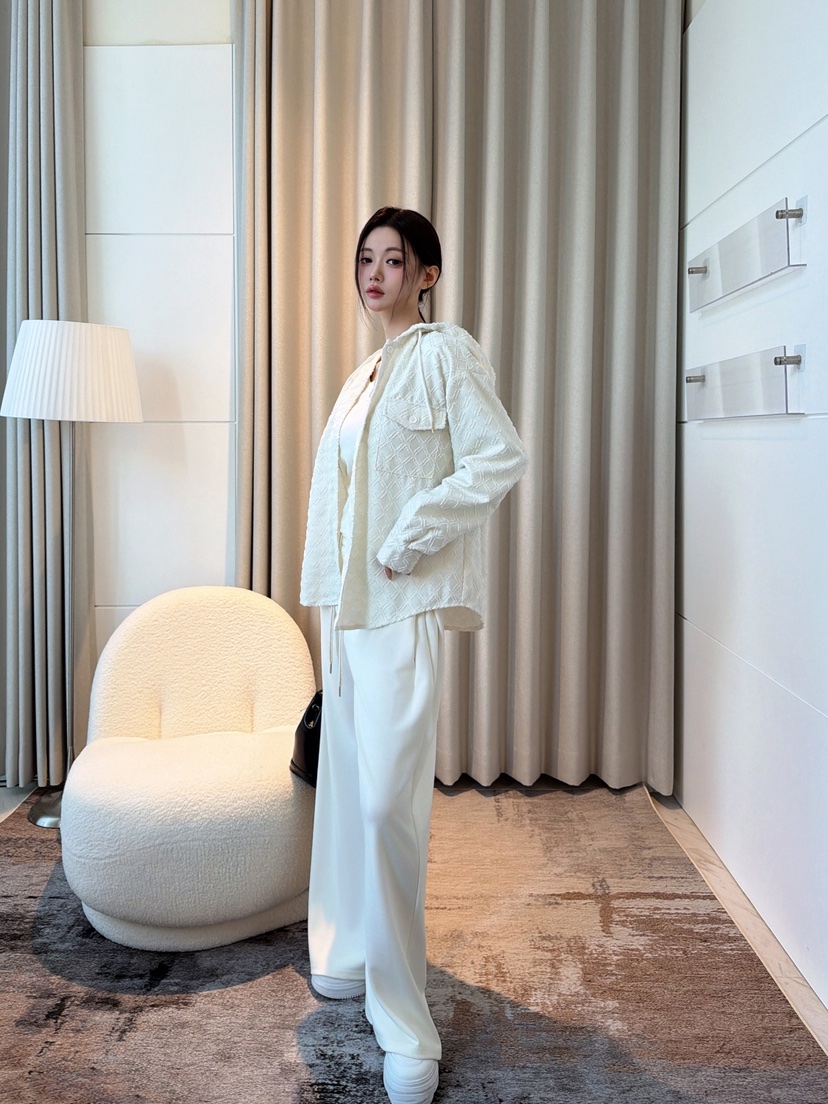 CLOTH東大門代購女士新款人氣時尚真品休閑熱賣夾克珍珠提花CLOTH夾克