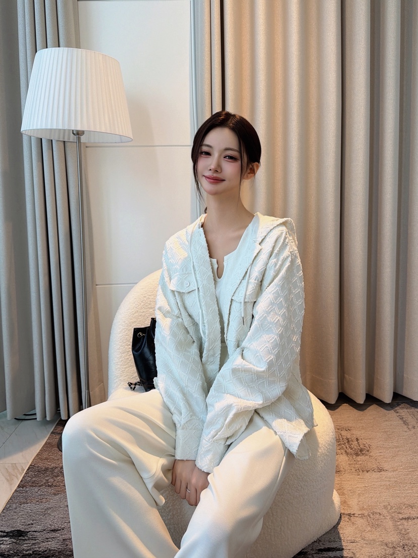 CLOTH東大門代購女士新款人氣時尚真品休閑熱賣夾克珍珠提花CLOTH夾克