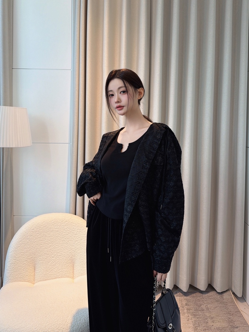 CLOTH東大門代購女士新款人氣時尚真品休閑熱賣夾克珍珠提花CLOTH夾克