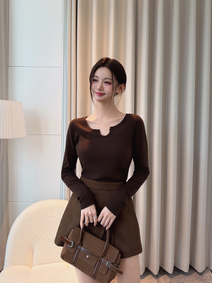 CLOTH東大門代購女士新品推薦熱賣人氣真品時尚休閑長袖T恤CLOTH長袖T恤