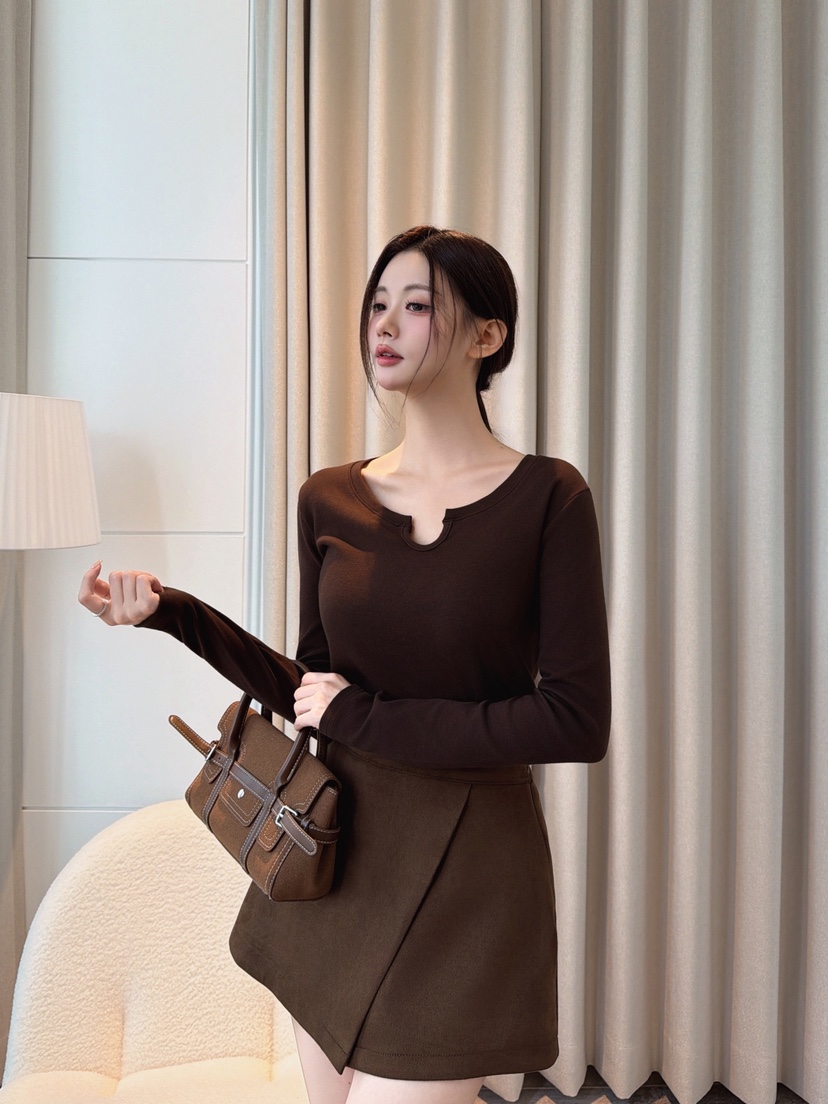 CLOTH東大門代購女士新品推薦熱賣人氣真品時尚休閑長袖T恤CLOTH長袖T恤