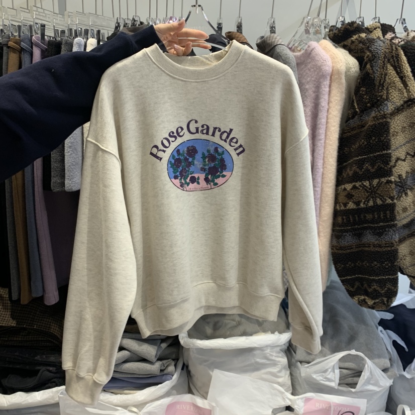 RIVEROOM東大門實拍女士新品人氣真品時尚熱賣休閑推薦衛衣RIVEROOM衛衣圖色1