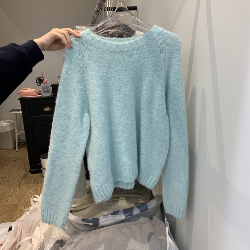RIVEROOM東大門實拍女裝新品時尚熱賣休閑人氣真品推薦毛衣RIVEROOM毛衣圖色3