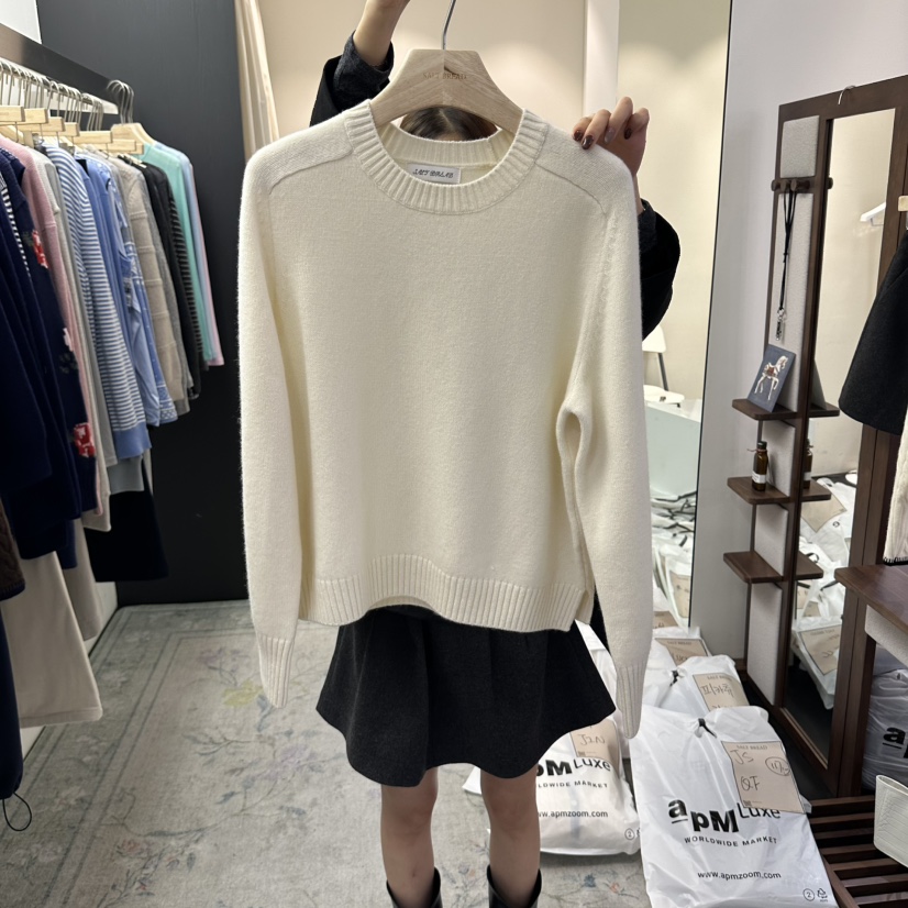 SALT BREAD東大門實拍女裝新品時尚推薦真品熱賣休閑針織衫SALT BREAD針織衫圖色1