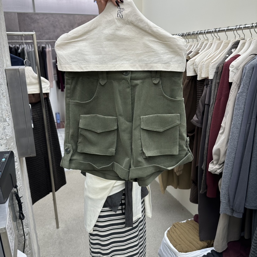 AMOEBA東大門代購女士新品真品時尚人氣推薦熱賣短褲小號AMOEBA短褲圖色1