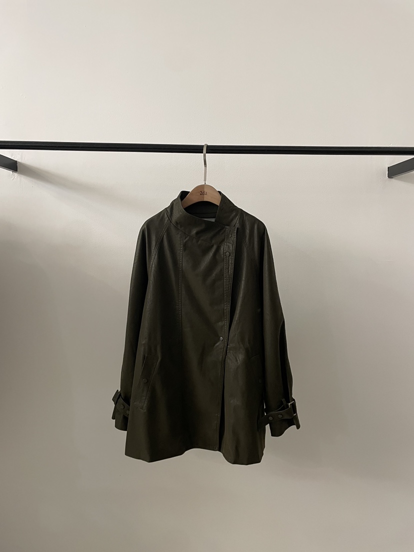 2DA/DARIMI-P東大門直郵女士新品熱賣推薦真品人氣皮衣2DA/DARIMI-P皮衣圖色2墨綠