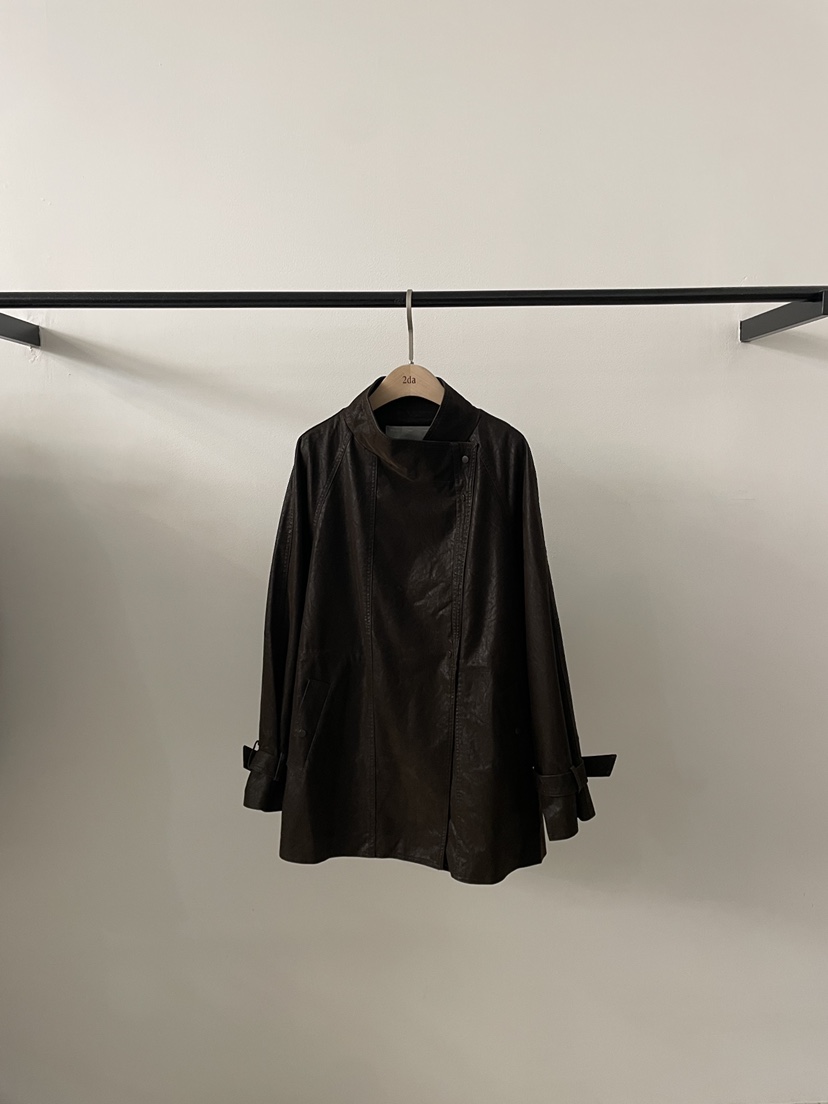 2DA/DARIMI-P東大門直郵女士新品熱賣推薦真品人氣皮衣2DA/DARIMI-P皮衣圖色3棕色