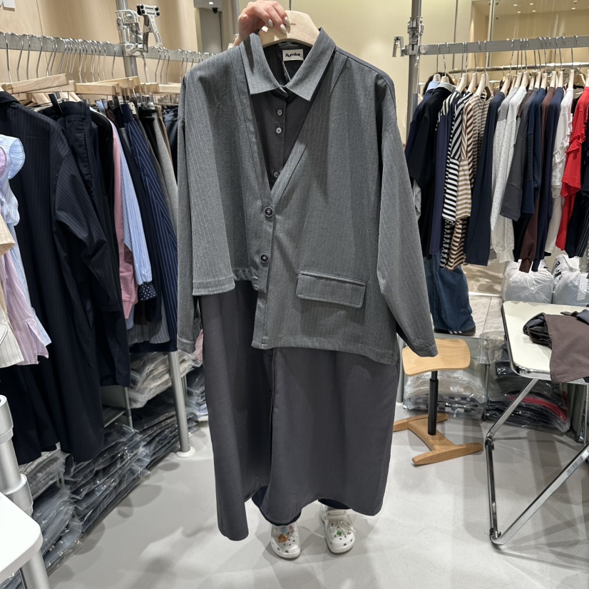 RUMBA韓國代購女裝新品真品推薦時尚人氣休閑熱賣連衣裙RUMBA連衣裙圖色1