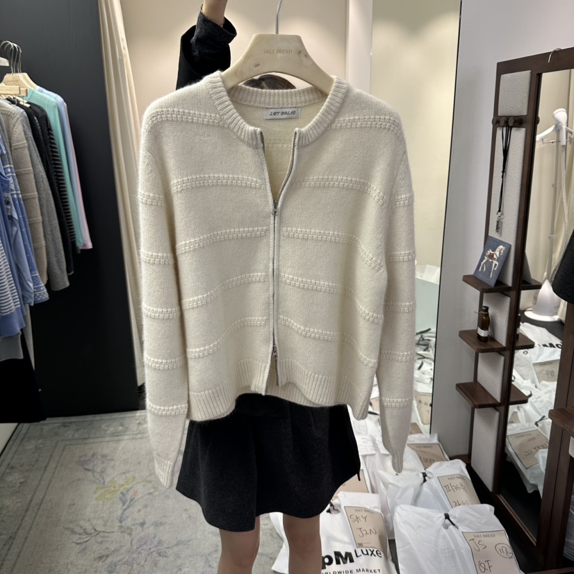 SALT BREAD東大門實拍女裝新品休閑真品人氣推薦熱賣開衫SALT BREAD開衫圖色1