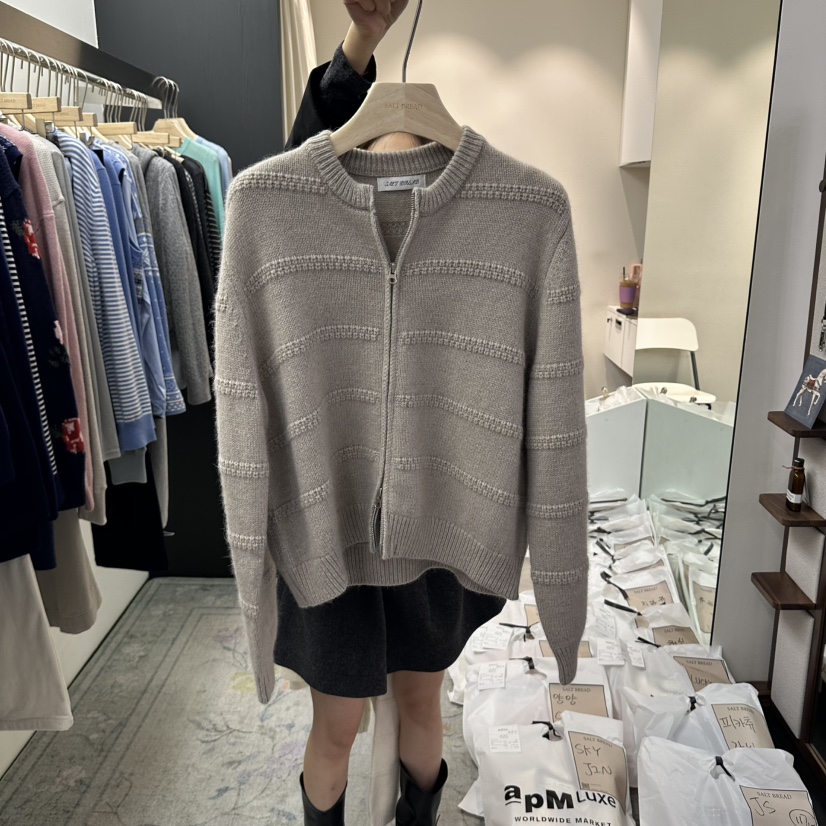 SALT BREAD東大門實拍女裝新品休閑真品人氣推薦熱賣開衫SALT BREAD開衫圖色2