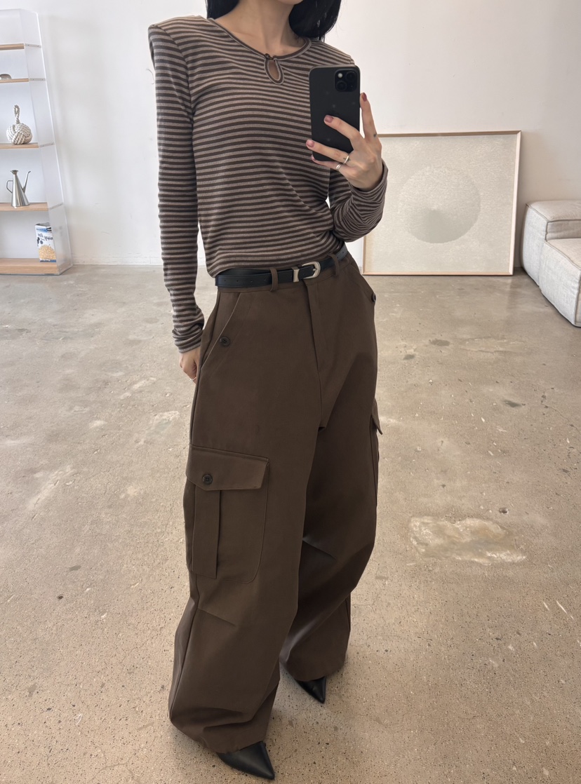 AMUSE SEOUL東大門實拍女裝新款推薦真品休閑人氣休閑褲AMUSE SEOUL休閑褲