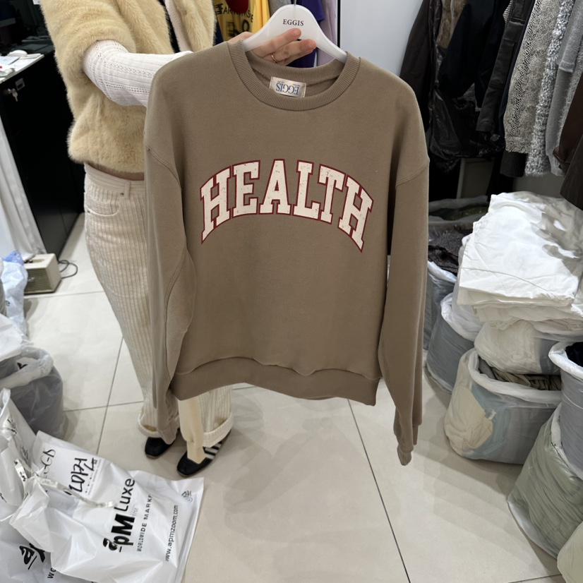EGG IS韓國代購女裝新款推薦真品熱賣人氣時尚休閑衛衣加絨EGG IS衛衣圖色3