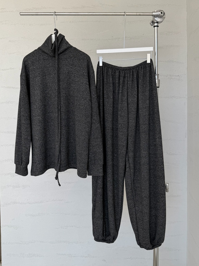 URBANE cloth東大門直郵女裝新品休閑真品套裝含腰繩加絨URBANE cloth套裝圖色2
