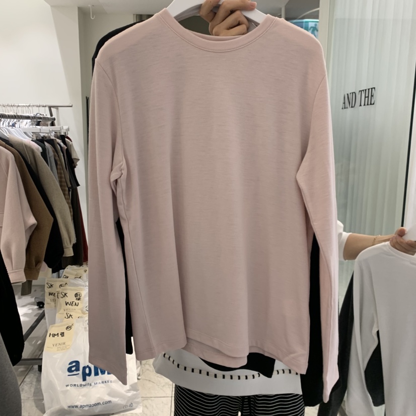 VENIR-A韓國直郵女士新品真品熱賣休閑時尚人氣推薦長袖T恤VENIR-A長袖T恤圖色3