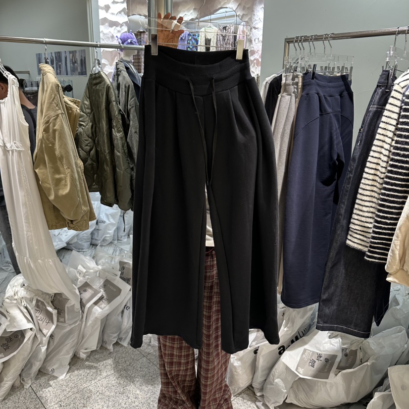 VIRKIN東大門實拍女士新款時尚真品熱賣休閑人氣推薦休閑褲VIRKIN休閑褲圖色5黑色