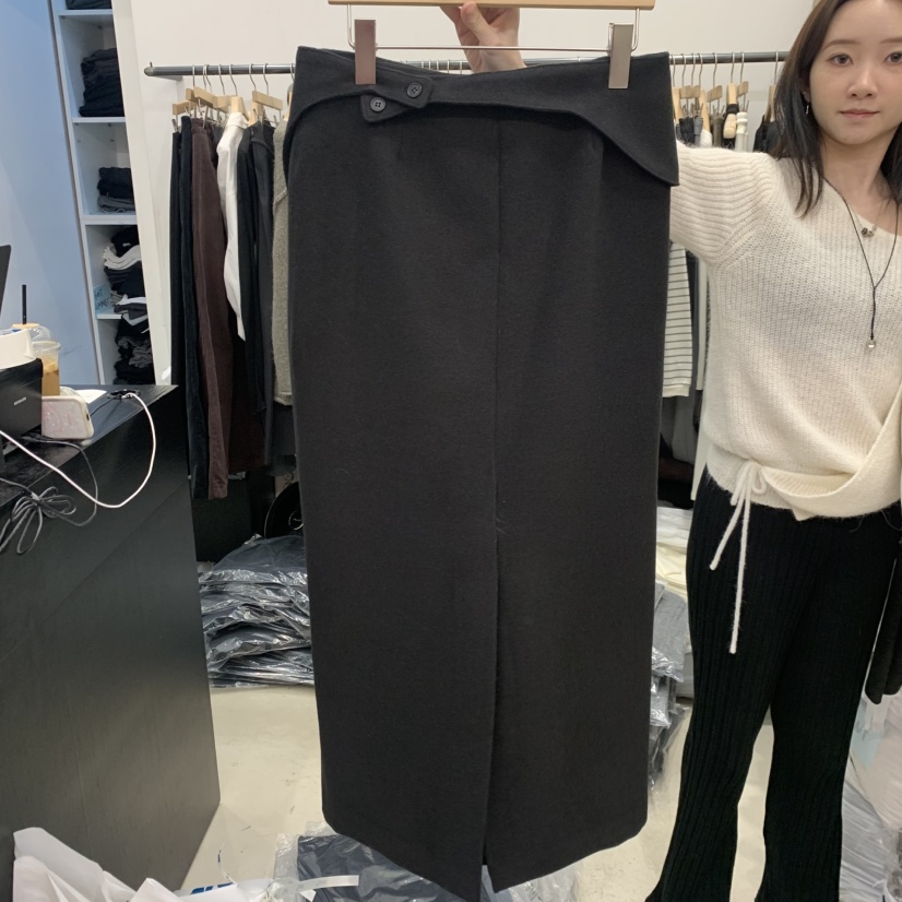 RECOVER東大門代購女士新款休閑真品人氣半身裙中短裙腰帶RECOVER/MOMENT半身裙/中短裙