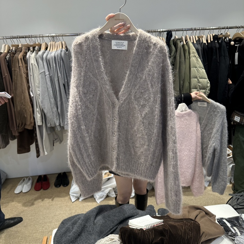 SELF SERVICE/MASOF東大門代購女裝新品熱賣人氣真品開衫SELF SERVICE/MASOF開衫圖色2米色
