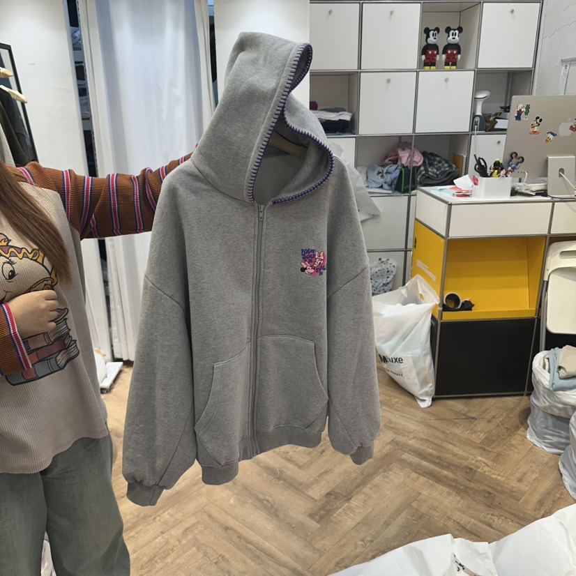 DE LINE韓國代購女裝新品熱賣人氣推薦休閑真品時尚衛衣DE LINE衛衣