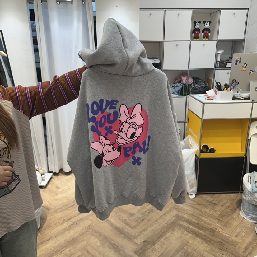 DE LINE韓國代購女裝新品熱賣人氣推薦休閑真品時尚衛衣DE LINE衛衣圖色3