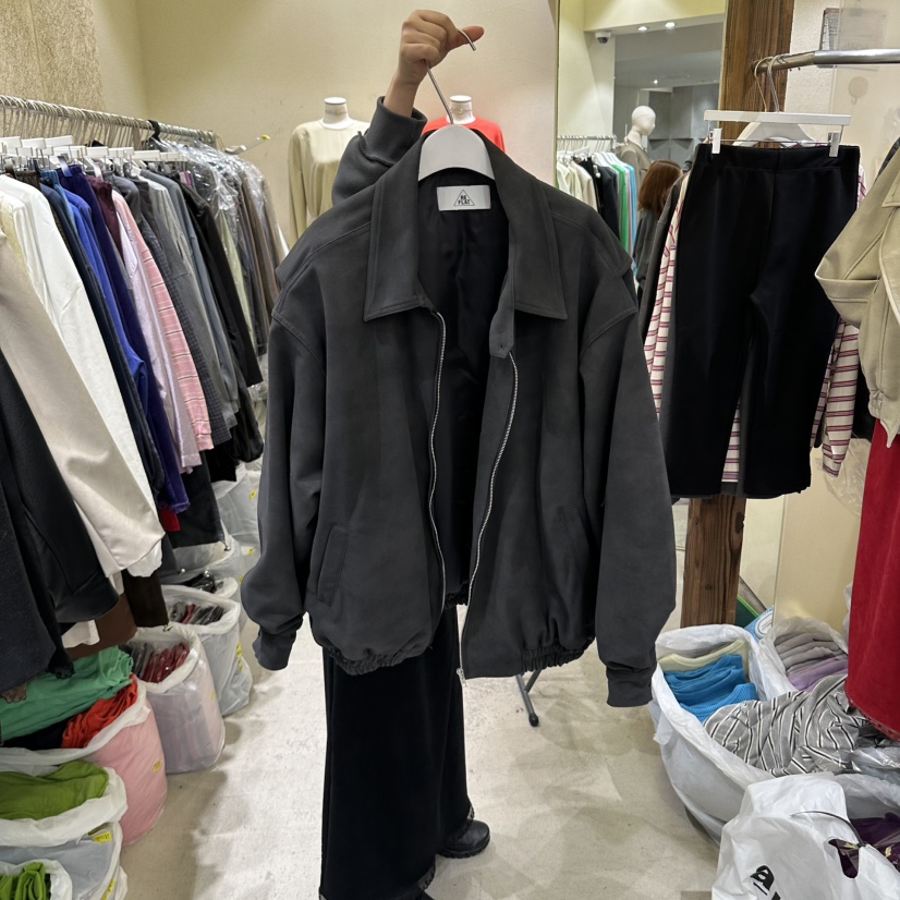 REFLAT韓國直郵女士新品時尚休閑熱賣真品人氣夾克低幫麂皮REFLAT夾克圖色2