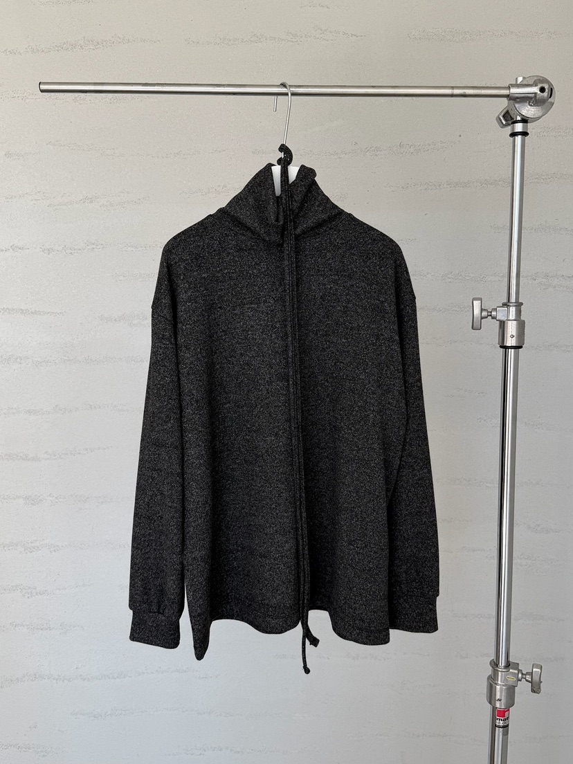 URBANE cloth東大門實拍女裝新品推薦長袖T恤含腰繩加絨URBANE cloth長袖T恤圖色4墨色