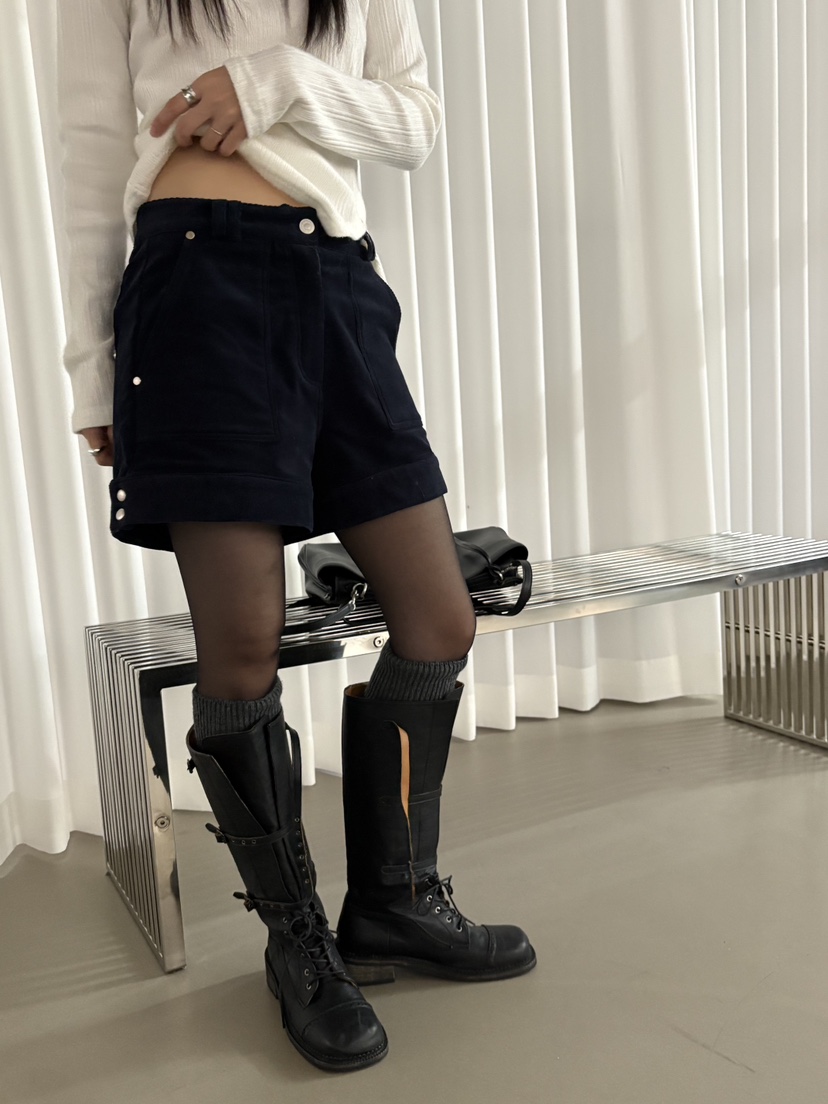 Verbena東大門代購女士新款熱賣推薦時尚休閑人氣真品短褲Verbena短褲圖色2